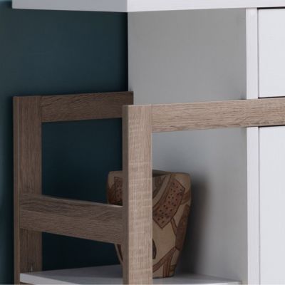 Streamdale Buffet White Dark Taupe