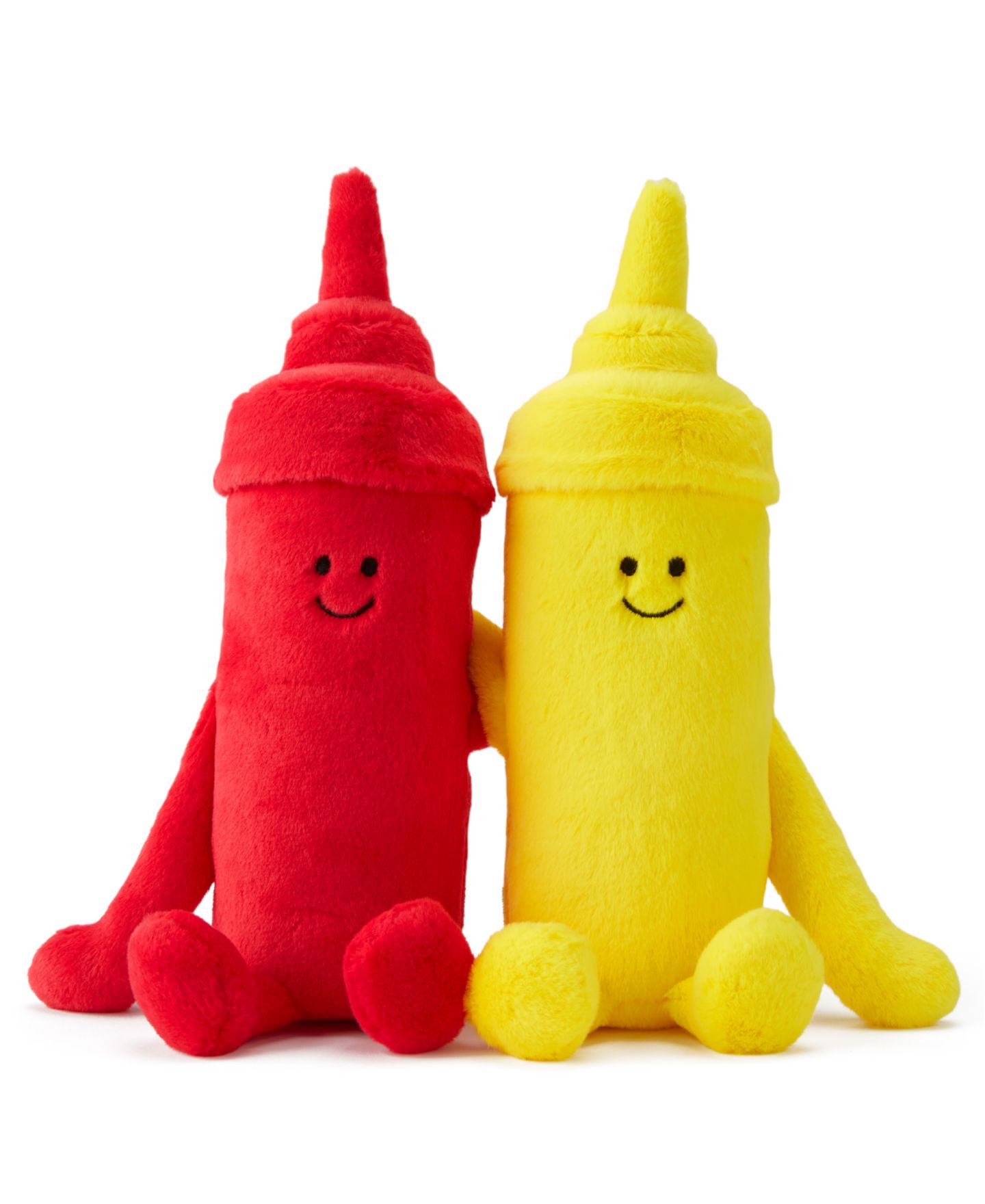 Детские мягкие игрушки Geoffrey's Toy Box 10" Plush Ketchup and Mustard — фото 4