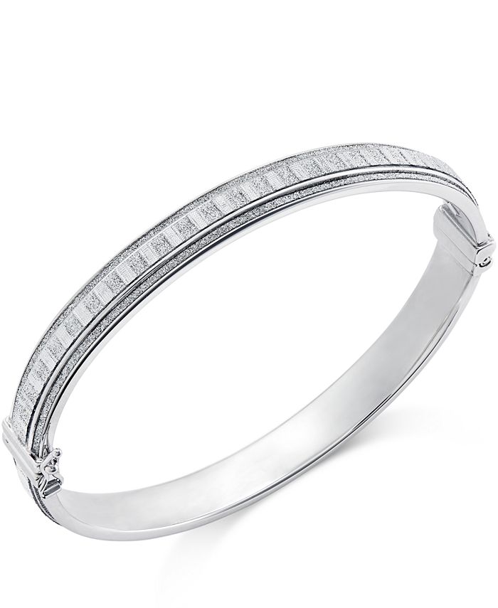 Macy's silver bangle bracelets deals