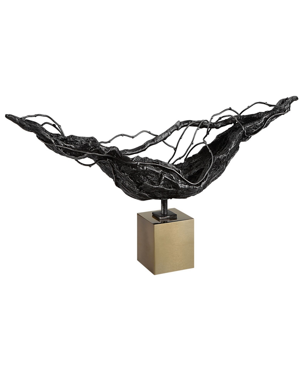 Uttermost Tranquility Sculpture In Brass