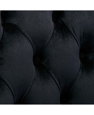 Simplie Fun Nikki Collection Modern, High-End Tufted Solid Wood Contemporary Velvet Upholstered Dining