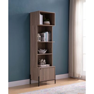 Streamdale Baker'S Cabinet Dark Taupe