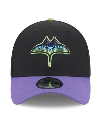 Men's Black Tampa Bay Rays 2024 City Connect 39THIRTY Flex Fit Hat