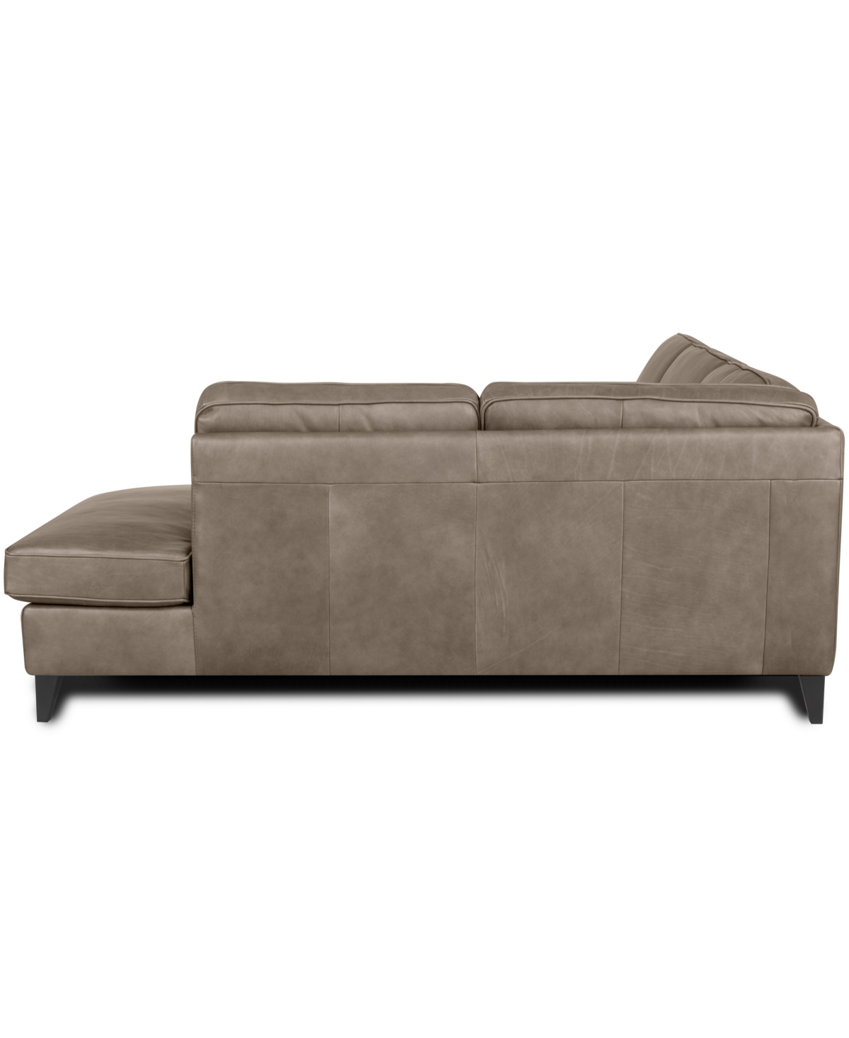 Rutherford Home Bari Leather 2-piece Sectional