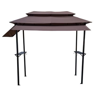 Streamdale 8'x4' Patio Gazebo with Canopy and Bar Counter