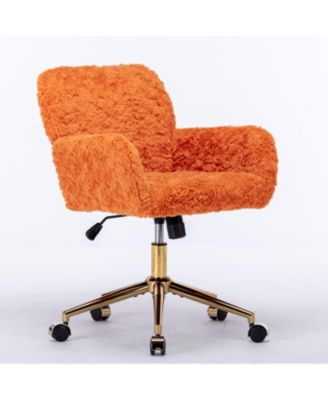 Cozy Artificial Alpaca Wool Recliner with Adjustable Support