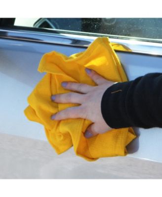 Huck Cotton Multi-Purpose, Reusable 12 Pack Cleaning Towels, 16x26