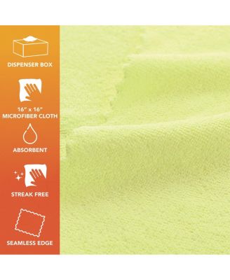 SmartRags XL Microfiber Cleaning Cloths Box of 50, 35 Grams, 16x16, Reusable Multi-Purpose