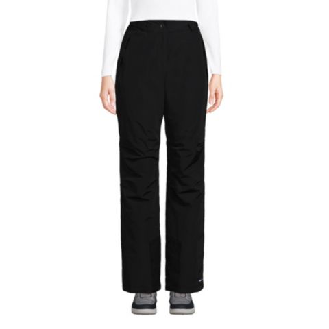 Женские брюки Lands' End Tall Squall Waterproof Insulated Snow, цвет: Чёрный