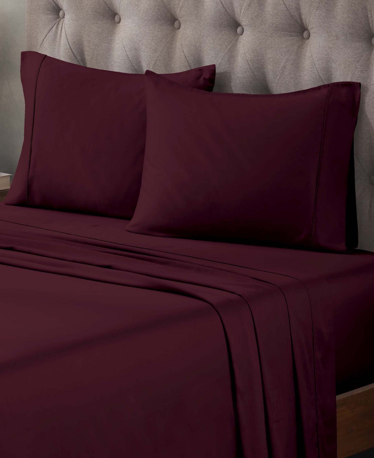 Superior Egyptian Cotton 400 Thread Count Solid Deep Pocket Sheet Set, Olympic