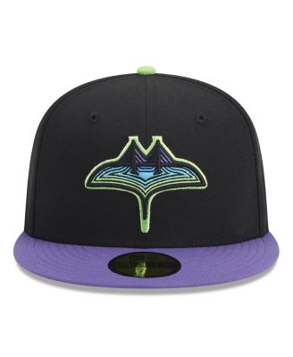 Men's Black Tampa Bay Rays 2024 City Connect 59FIFTY Fitted Hat