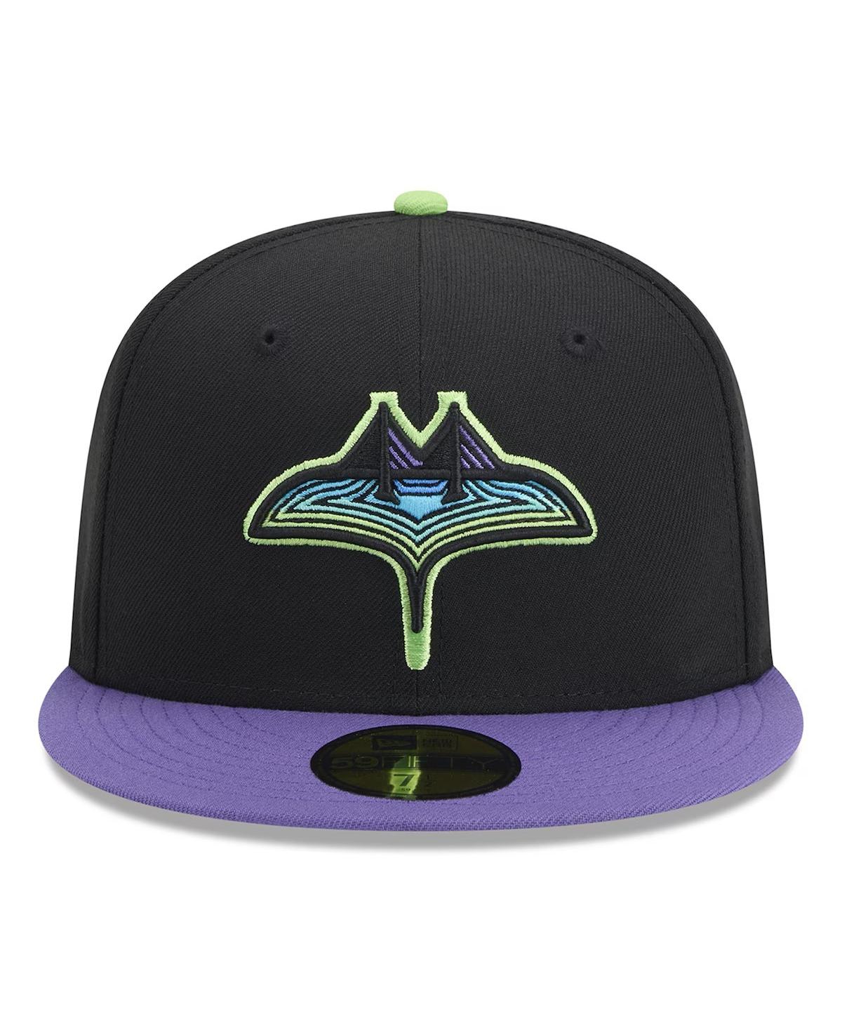 Shop New Era Men's Black Tampa Bay Rays 2024 City Connect 59fifty Fitted Hat
