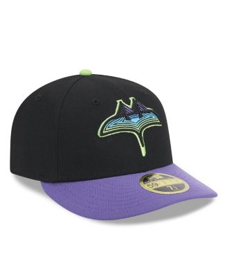Men's Black Tampa Bay Rays 2024 City Connect Low Profile 59FIFTY Fitted Hat