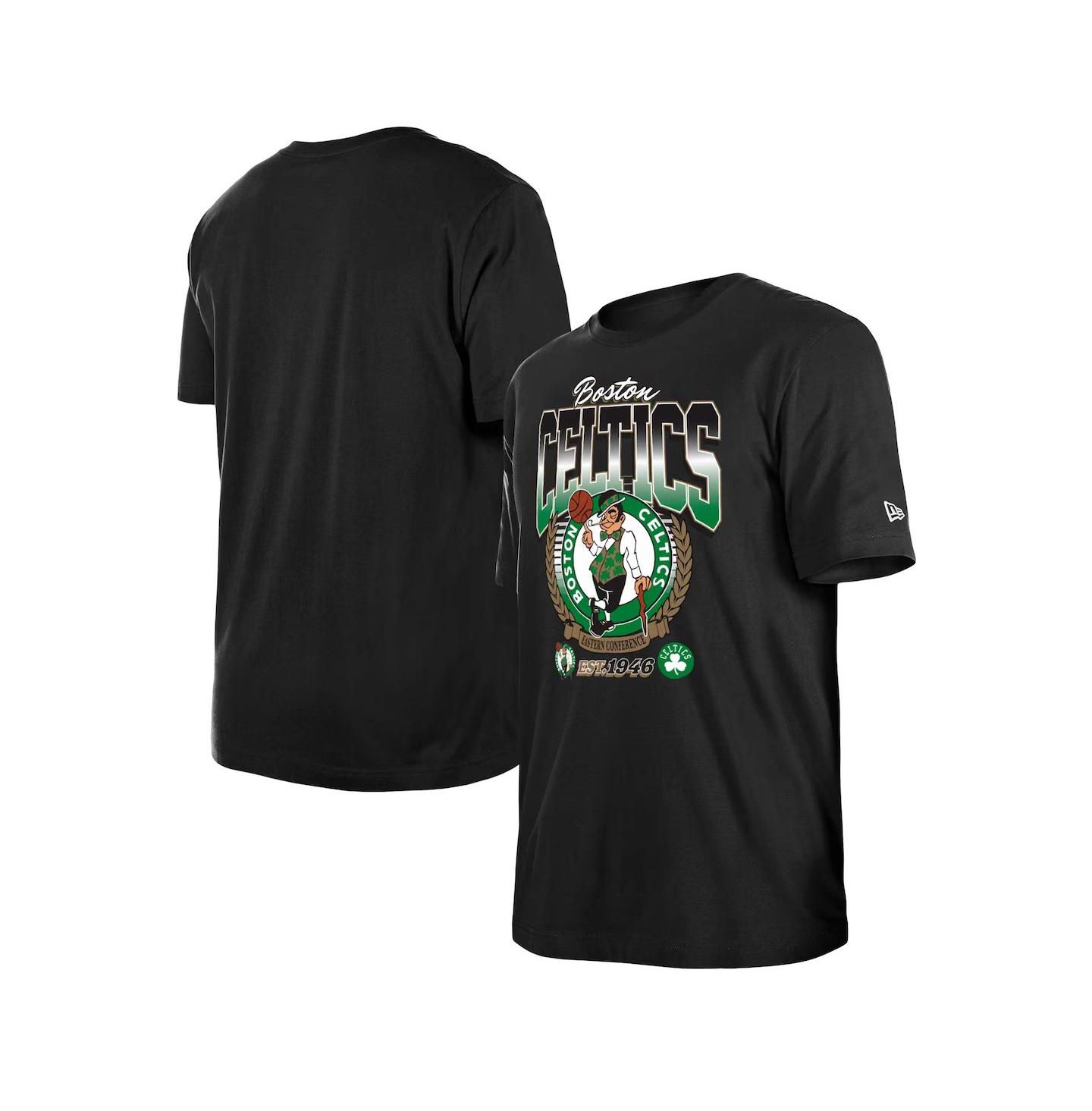 Футболка New Era Black Boston Celtics Summer Classics — фото 1