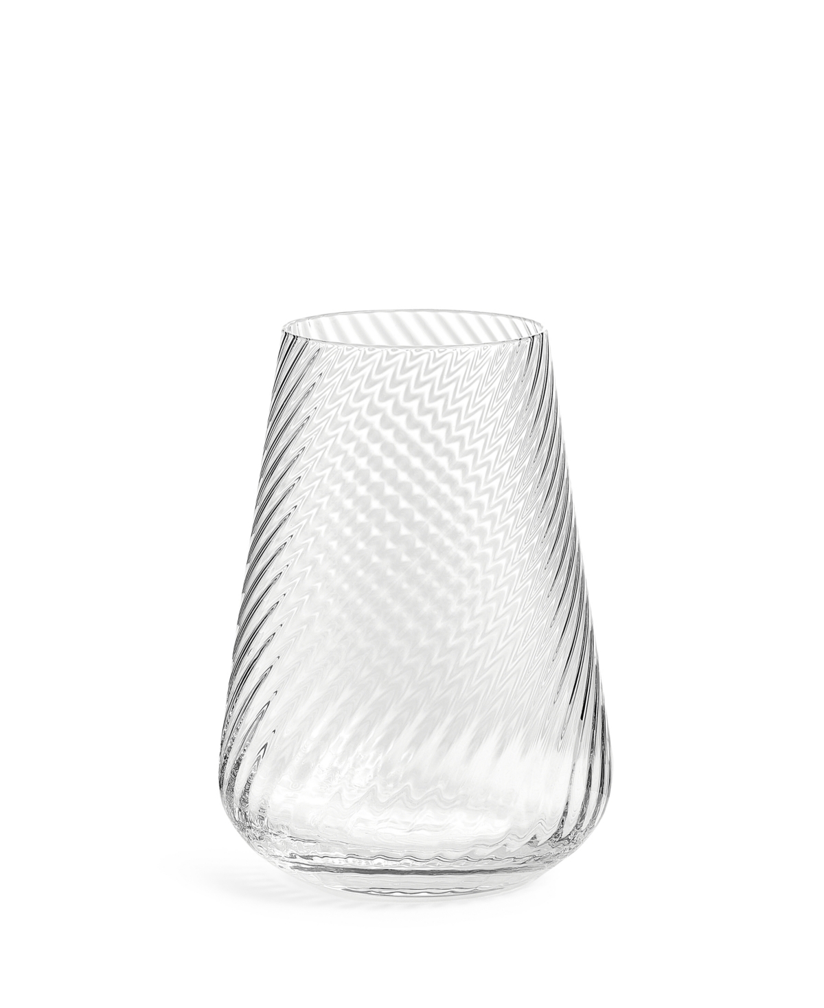 Vera Wang Wedgwood Swirl Highball Glass, Set Of 2 In Clear