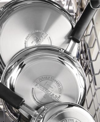Brilliance Stainless Steel 3-Qt. Saucepan with Lid