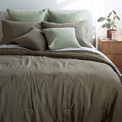 100% French Linen Throw Pillow Sham - 20" X 20"