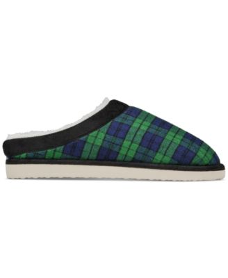 Men's Blackwatch Plaid Slippers