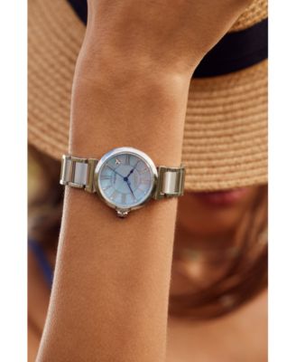 Eco-Drive Mae Women's Diamond Accent Stainless Steel Bracelet Watch 30mm