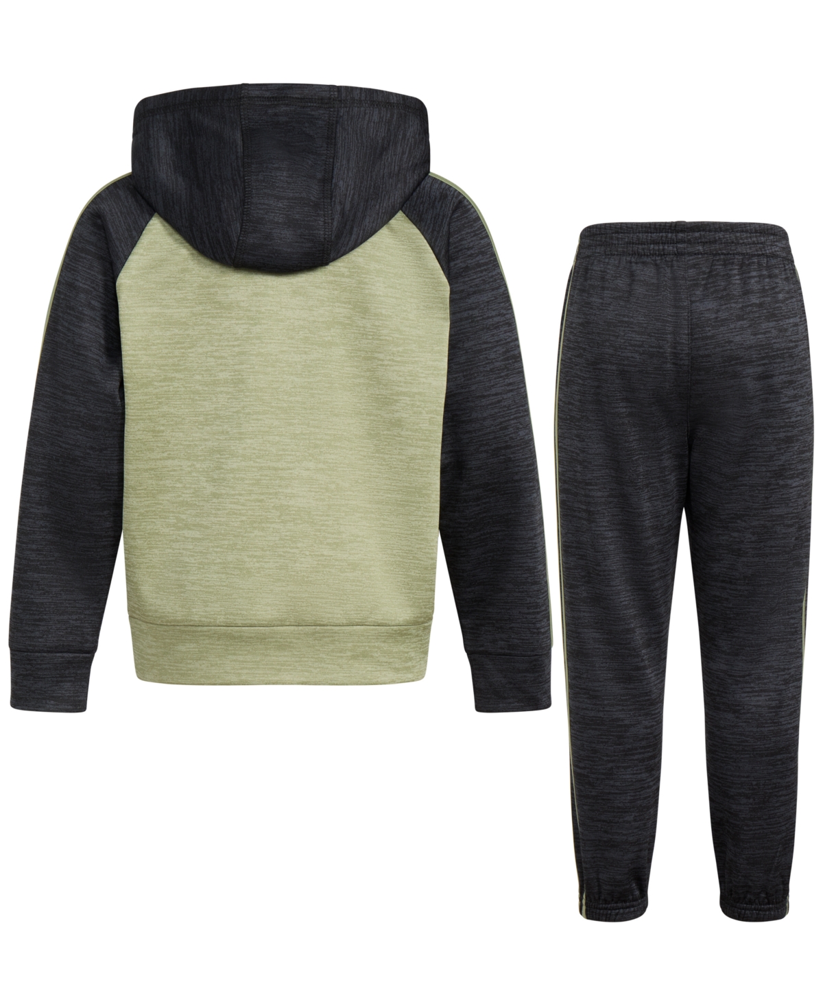 adidas Little & Toddler Boys Melange Hooded Jacket & Jogger Pants, 2 Piece Set