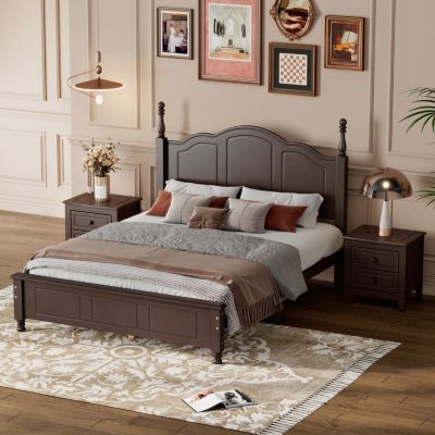 Full Size 3-Piece Wood Bedroom Set