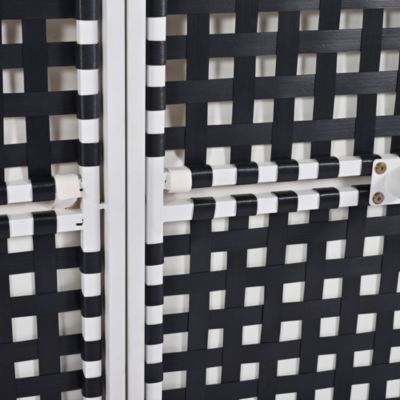 Streamdale Modern Outdoor Daybed with Wood Topped Side Spaces