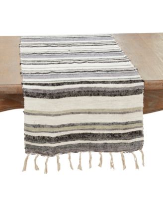Bohemian Bliss Striped Table Runner, 16"x72"