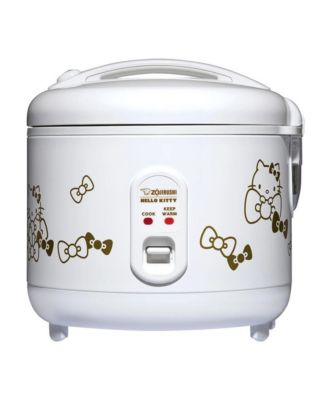 Hello Kitty 5.5-Cup Automatic Rice Cooker and Warmer (White)