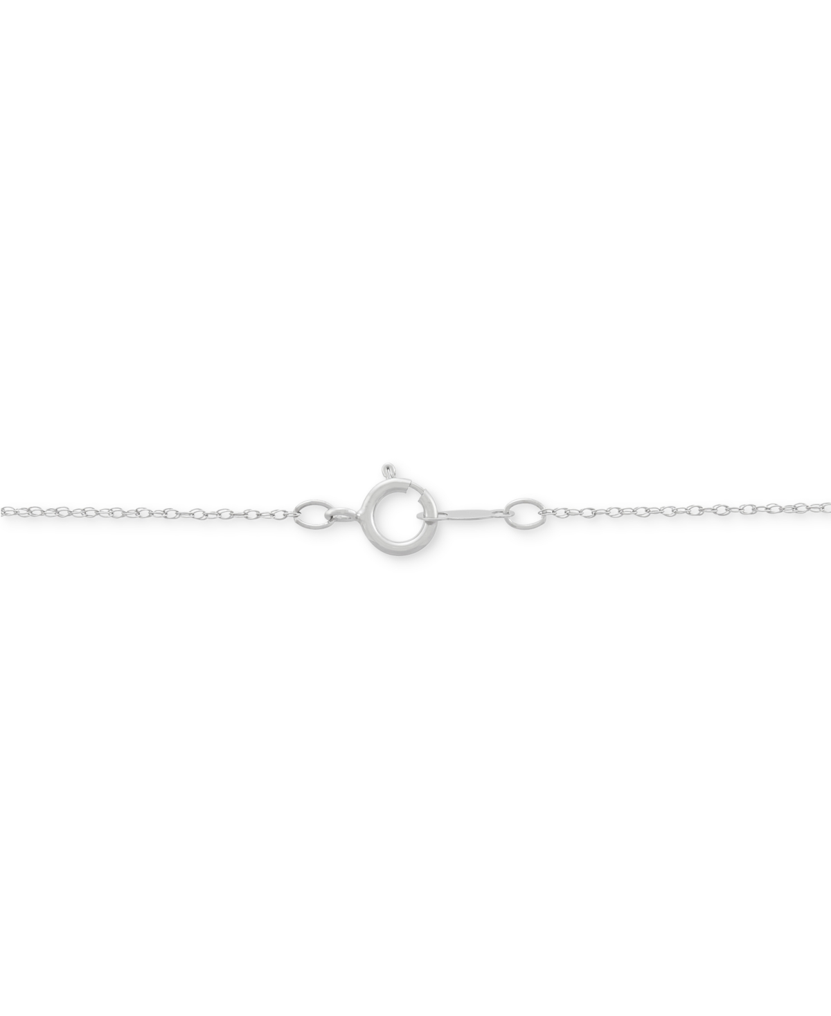 Macy's Swiss Blue Topaz (2 Ct. T.w.) & Diamond (1/20 Ct. T.w.) Pear & Swirl 18" Pendant Necklace In 14k Whi In Swiss Blue Topaz