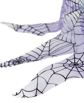 Animated Flying Witch with Broom Halloween Decoration - 25"