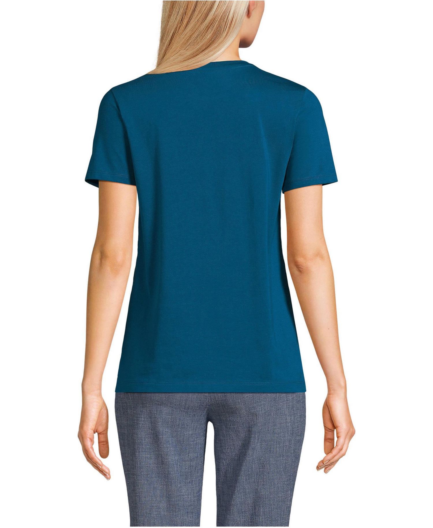 Women's Tall Relaxed Supima Cotton Crew Neck T-Shirt