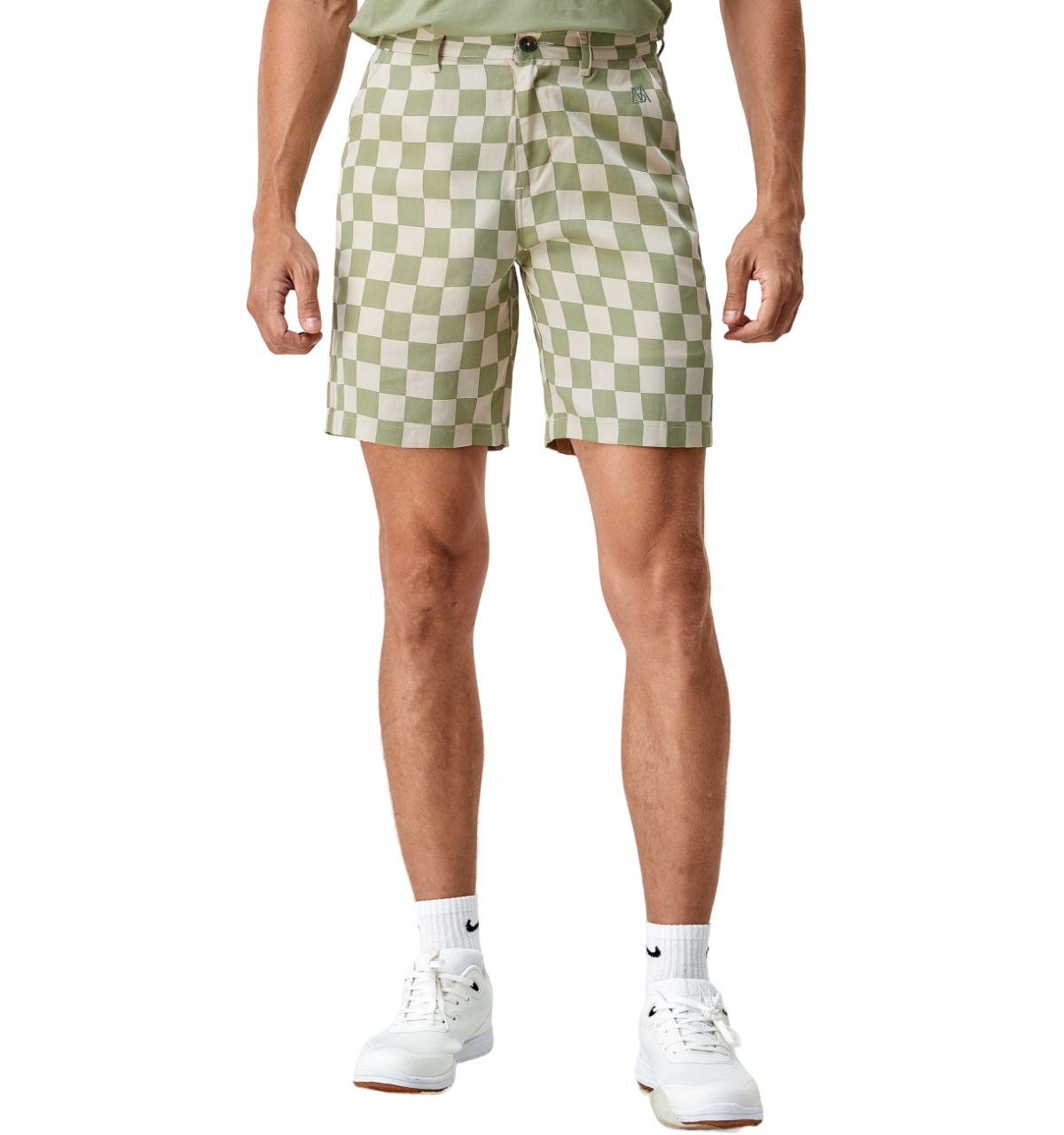 Men's Bellemere Two-Tone Checkered Short Pants - Green
