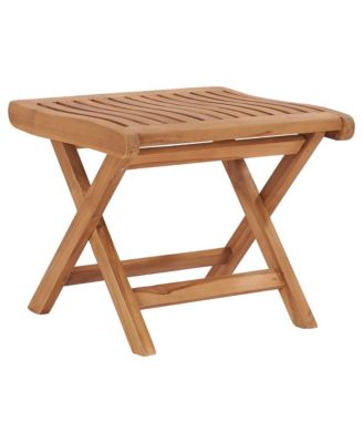 Footrest Teak wood Medium Foldable Rustic Outdoor Footrest