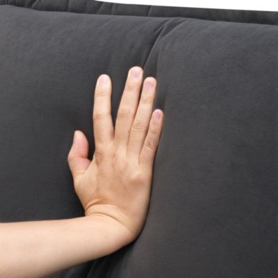 Modern U-Shaped Sectional Sofa with Sleeper and Chaise