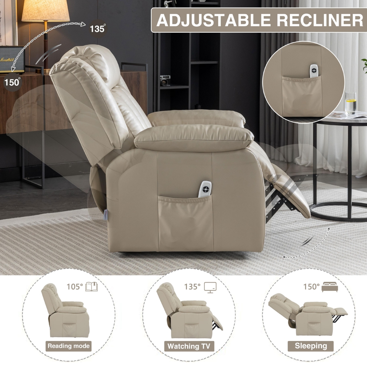 Streamdale Furniture Lift Chair Recliners, Electric Power Recliner Chair Sofa For Elderly