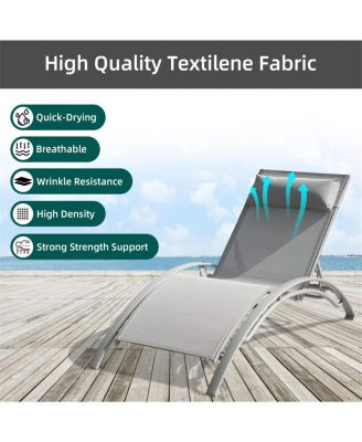 Streamdale Adjustable 3-Piece Outdoor Chaise Lounge Set