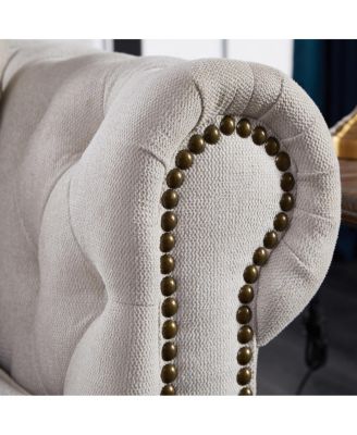 Chesterfield Sofa Linen Fabric