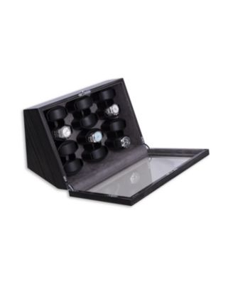 Polished Ash Wood Twelve Watch Winder