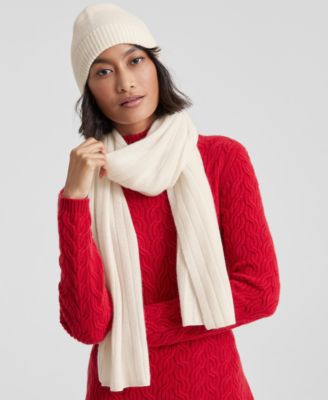 100% Cashmere Cuffed Beanie, Created for Macys