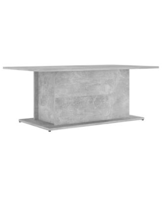 Coffee Table Concrete Gray 40.2"x21.9"x15.7" Engineered Wood