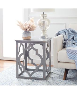 Milo Trellis Gold Leaf End Table