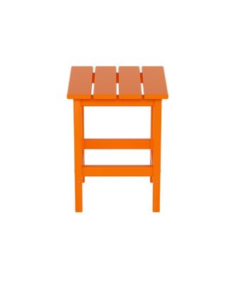 7 Piece Set Outdoor Folding Adirondack Chairs with Coffee Table Side Table