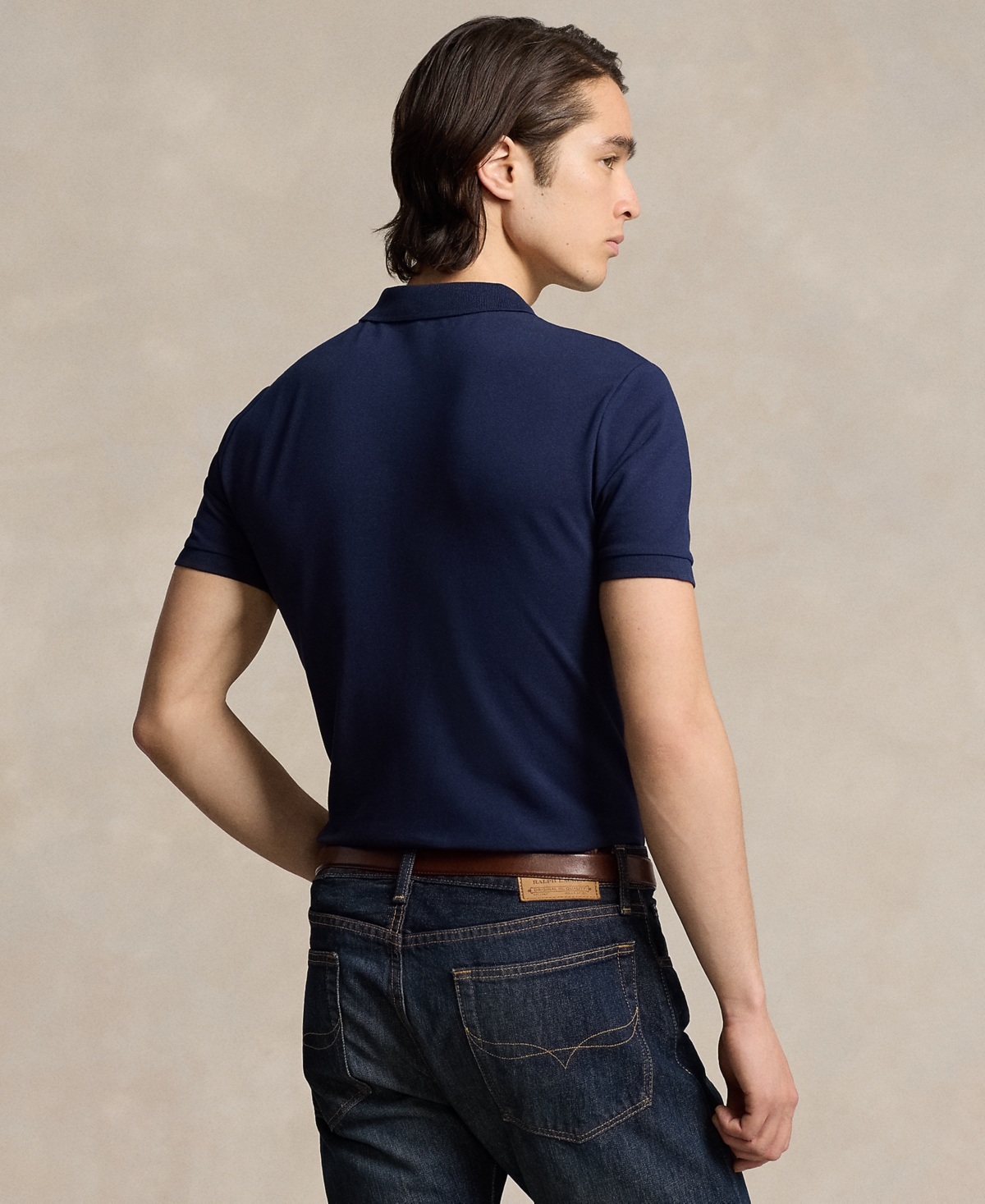 Polo Ralph Lauren Men's Classic-Fit Stretch Mesh Zip Polo Shirt