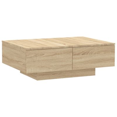 Coffee Table Sonoma Oak 35.4"x23.6"x12.2" Engineered Wood