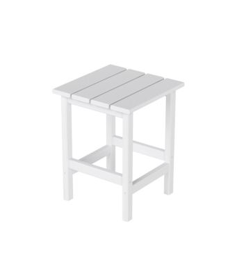 7 Piece Set Outdoor Folding Adirondack Chairs with Coffee Table Side Table