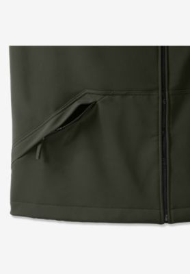 Big & Tall Fleece-Lined Slicker Rain Coat