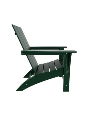 Modern Outdoor Folding Adirondack Chair (Set of 4)