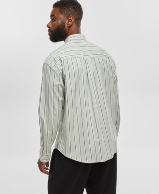 Модная мужская рубашка в полоску свободного кроя Mode of One созданная для Macys 11890₽
