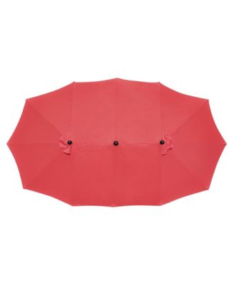 10x6.5 Ft Patio Umbrella Replacement Canopy Sunshade Cover for Market Tabletop