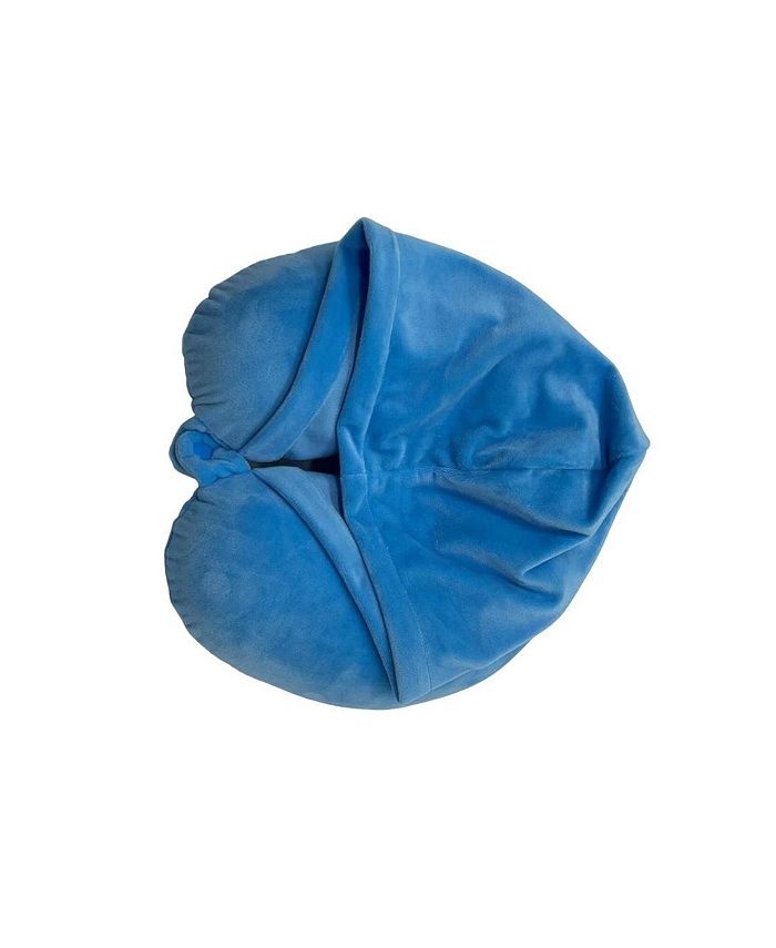 Mirage Luggage Twinkie 2 in 1 Travel Neck Pillow and Velvet Hoodie with